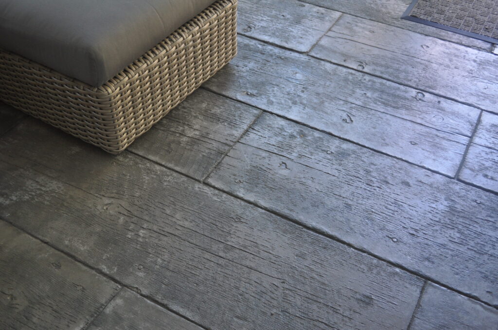 Sunroom Stamped Concrete